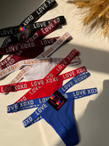 شورت بکلس ضربدری مدل Love xoxo