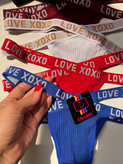 شورت بکلس ضربدری مدل Love xoxo